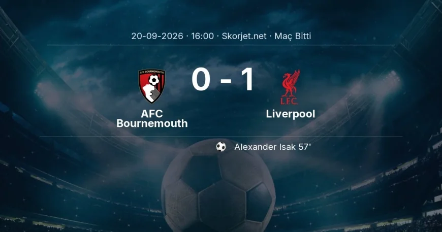 AFC Bournemouth 0-1 Liverpool - maç özeti | Premier Lig