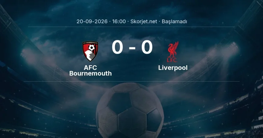 Premier Lig: AFC Bournemouth - Liverpool kadro ve maç öncesi