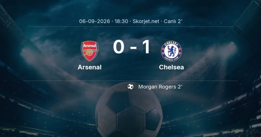 MAÇ BAŞLADI | Arsenal - Chelsea