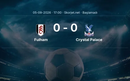 Fulham - Crystal Palace maçı ne zaman, saat kaçta? | Premier Lig