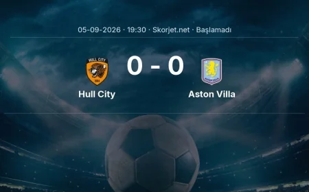 Premier Lig: Hull City - Aston Villa kadro ve maç öncesi