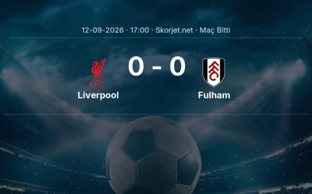 Premier Lig | Liverpool 0-0 Fulham sonucu