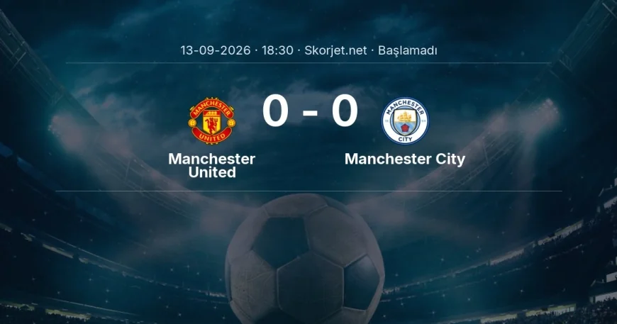 Premier Lig: Manchester United - Manchester City kadro ve maç öncesi