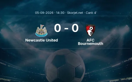 Newcastle United - AFC Bournemouth maçı başladı | Premier Lig