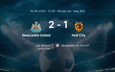 Maç sonucu: Newcastle United 2-1 Hull City | Premier Lig