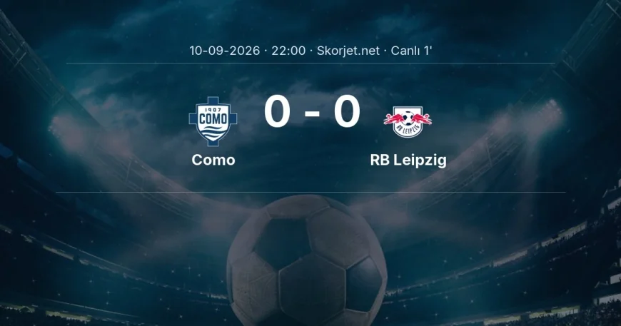MAÇ BAŞLADI | Como - RB Leipzig