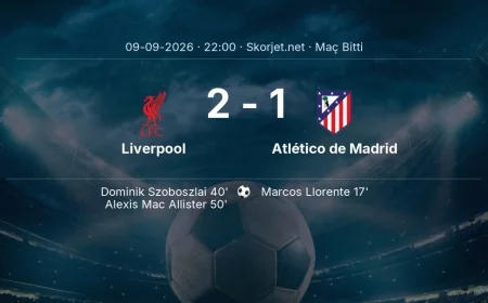 Maç sonucu: Liverpool 2-1 Atlético de Madrid | Şampiyonlar Ligi