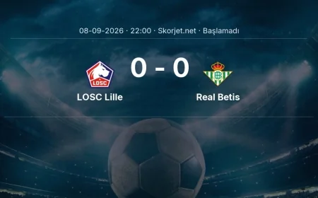 Şampiyonlar Ligi: LOSC Lille - Real Betis maç bilgileri