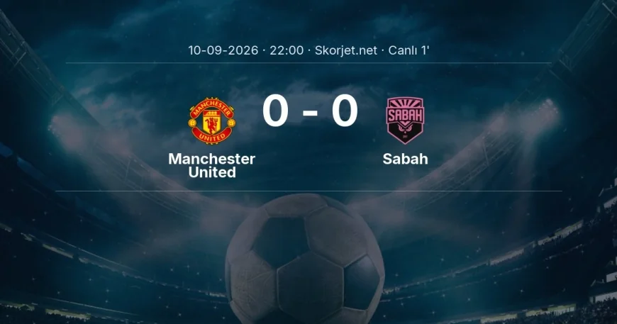 Şampiyonlar Ligi: Manchester United - Sabah maçı başladı