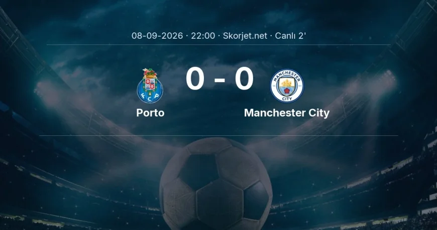 Porto - Manchester City maçı başladı | Şampiyonlar Ligi