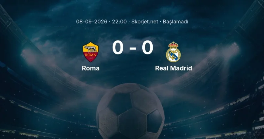 Roma - Real Madrid maçı öncesi | Şampiyonlar Ligi