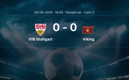 VfB Stuttgart - Viking maçı başladı | Şampiyonlar Ligi