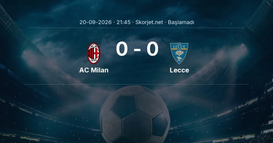 AC Milan - Lecce muhtemel ilk 11'ler | Serie A