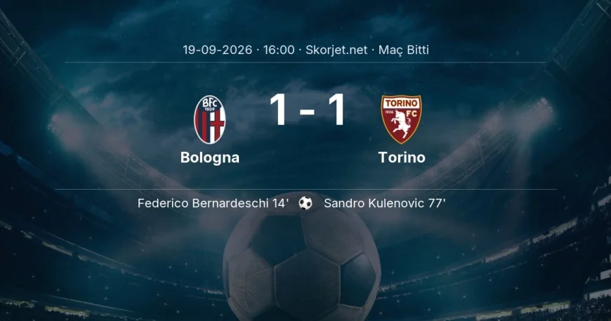 Bologna 1-1 Torino - maç özeti | Serie A