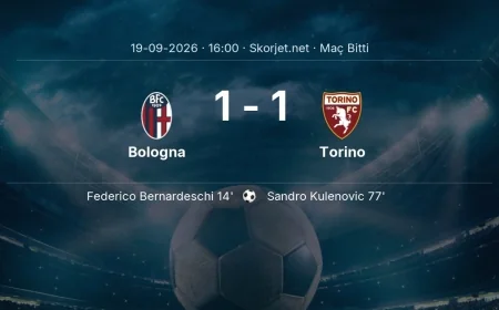 Bologna 1-1 Torino - maç özeti | Serie A