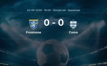 Frosinone - Como maçı ne zaman, saat kaçta? | Serie A