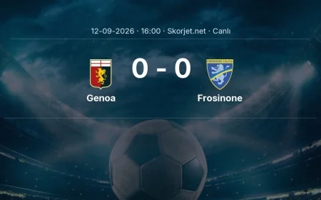 MAÇ BAŞLADI | Genoa - Frosinone