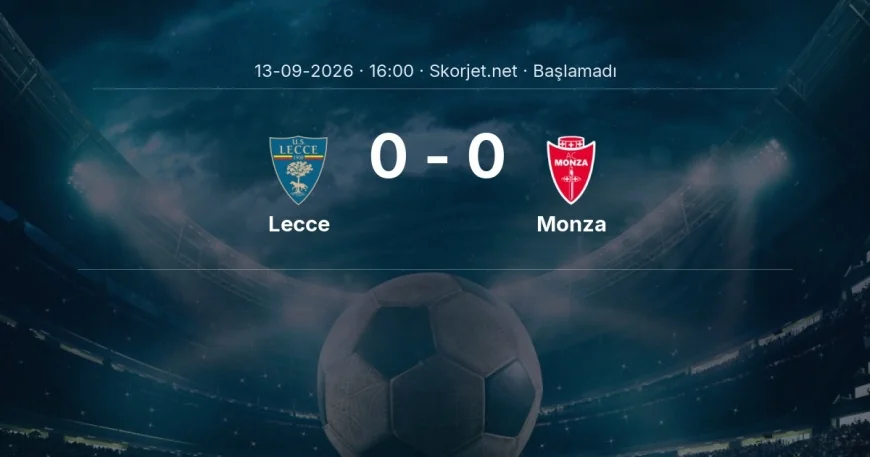 Lecce - Monza muhtemel ilk 11'ler | Serie A