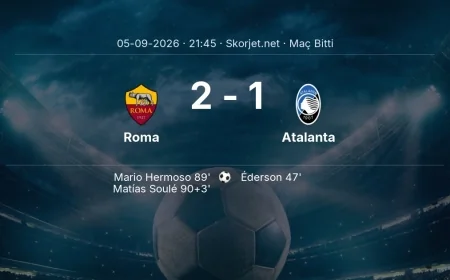 Roma 2-1 Atalanta - maç özeti | Serie A