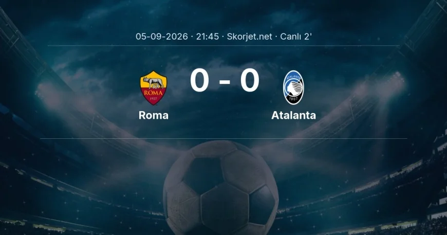 Roma - Atalanta maçı başladı | Serie A