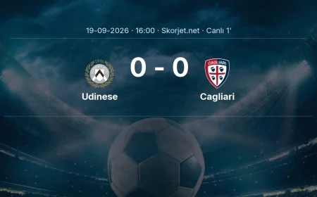 Serie A: Udinese - Cagliari maçı başladı