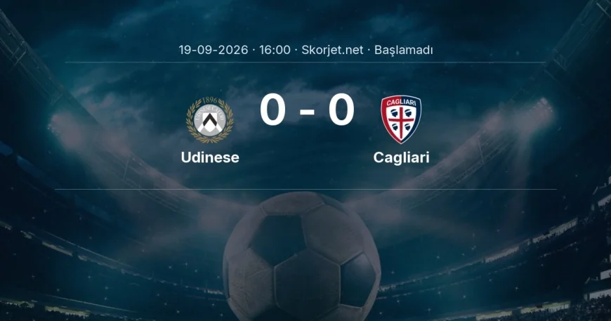 Udinese - Cagliari maçı ne zaman, saat kaçta? | Serie A