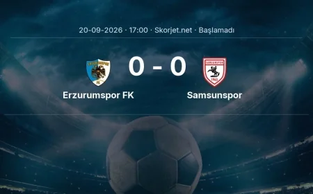 Süper Lig: Erzurumspor FK - Samsunspor kadro ve maç öncesi
