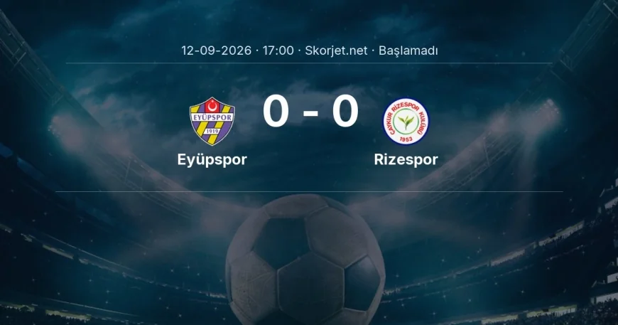 Eyüpspor - Rizespor maçı ne zaman, saat kaçta? | Süper Lig