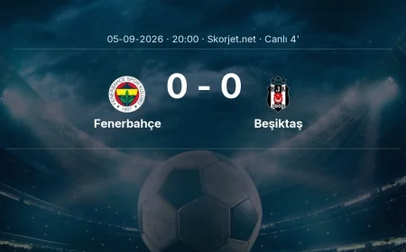 MAÇ BAŞLADI | Fenerbahçe - Beşiktaş