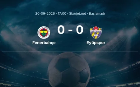 Fenerbahçe - Eyüpspor muhtemel ilk 11'ler | Süper Lig