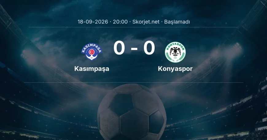 Kasımpaşa - Konyaspor maçı hangi kanalda, saat kaçta? | Süper Lig