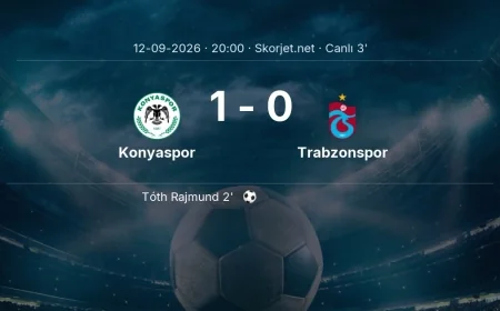 Konyaspor - Trabzonspor maçı başladı | Süper Lig