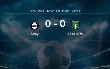 MAÇ BAŞLADI | Altay - Söke 1970
