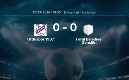 Orduspor 1967 - Torul Belediye Gençlik maçı ne zaman, saat kaçta? | Türkiye Kupası