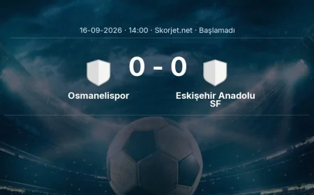 Osmanelispor - Eskişehir Anadolu SF maçı ne zaman, saat kaçta? | Türkiye Kupası