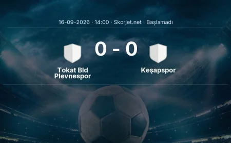 Tokat Bld Plevnespor - Keşapspor maçı öncesi | Türkiye Kupası