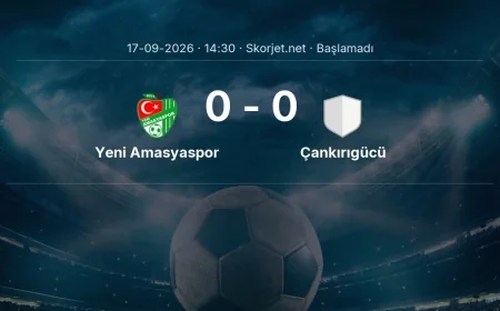 Yeni Amasyaspor - Çankırıgücü maçı ne zaman, saat kaçta? | Türkiye Kupası