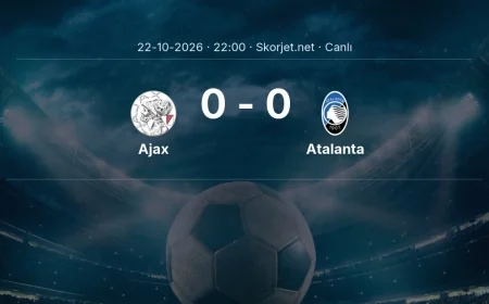 Ajax - Atalanta maçı başladı | Avrupa Konferans Ligi