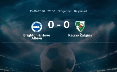 Brighton & Hove Albion - Kauno Žalgiris maçı öncesi | Avrupa Konferans Ligi