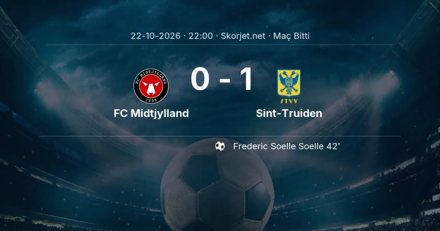 Avrupa Konferans Ligi | FC Midtjylland 0-1 Sint-Truiden sonucu
