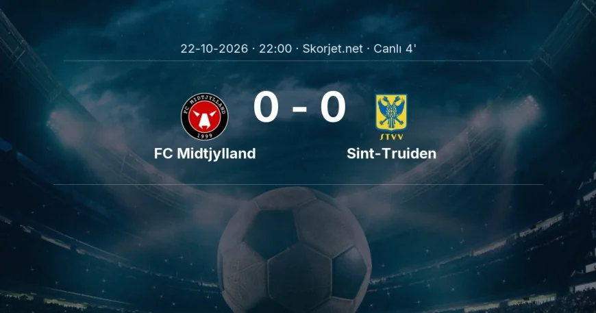 Avrupa Konferans Ligi: FC Midtjylland - Sint-Truiden maçı başladı