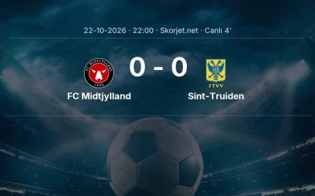 Avrupa Konferans Ligi: FC Midtjylland - Sint-Truiden maçı başladı