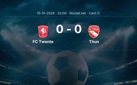 Avrupa Konferans Ligi: FC Twente - Thun maçı başladı