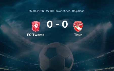 FC Twente - Thun maçı ne zaman, saat kaçta? | Avrupa Konferans Ligi