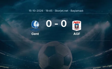 Gent - AGF maçı ne zaman, saat kaçta? | Avrupa Konferans Ligi