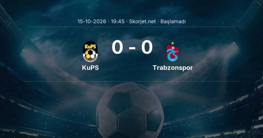 KuPS - Trabzonspor muhtemel ilk 11'ler | Avrupa Konferans Ligi