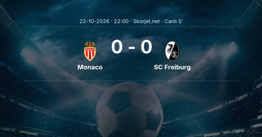 Monaco - SC Freiburg maçı başladı | Avrupa Konferans Ligi