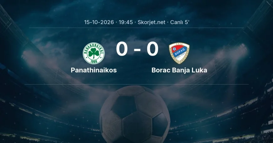 MAÇ BAŞLADI | Panathinaikos - Borac Banja Luka