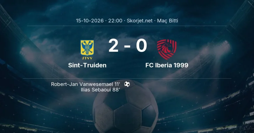 Avrupa Konferans Ligi | Sint-Truiden 2-0 FC Iberia 1999 sonucu