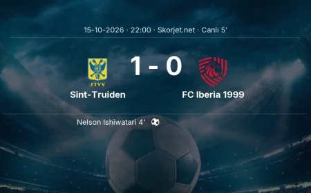 Avrupa Konferans Ligi: Sint-Truiden - FC Iberia 1999 maçı başladı